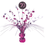 Spray Centrepiece 70 Sparkling Celebration - Pink Foil / Paper 45.7 cm