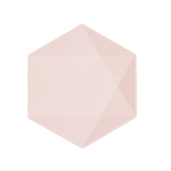 6 plates hexagonal Vert Decor, 20,8 x 18,1cm, pink 6 plates hexagonal Vert Decor, 20,8 x 18,1cm, pink