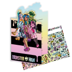 8 Invites and Envelopes Monster High Paper