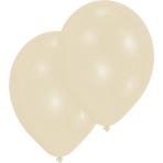 10 Latex Balloon Standard Vanilla Cream 27.5 cm / 11"