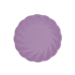 6 Plates Vert Decor Round Dark Purple 18.8 cm