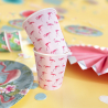 8 Cups Flamingo Paradise Paper 250 ml