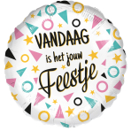 Standard - Vandaag is het jouw feestje - DUT Foil Balloon Packaged 45 cm