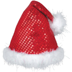 Hat Santa Sequined One Size