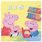 16 Lunch Napkins Peppa Pig 33 cm x 33 cm