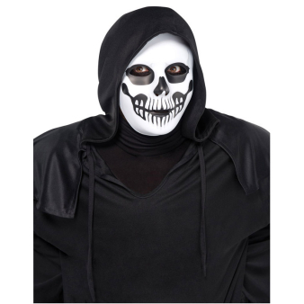 Costume Accessory Mask Horror Skull Black & Bone One Size Costume Accessory Mask Horror Skull Black & Bone One Size