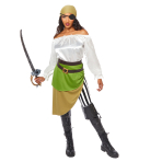Womens Costume Deluxe Shipmate Pirate Medium/Large