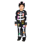 Child Costume Peppa Skeleton Age 2-3 Years