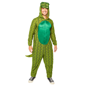 Adult Costume Crocodile Onesie Size Plus