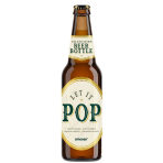 Confetti Popper Beer Bottle Gold Rectangular Foil 23cm