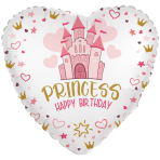 Standard - Princess Birthday - ENG Foil Balloon RP40 Packaged 45 cm