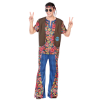 Adult Costume Hippie Peace Size XL