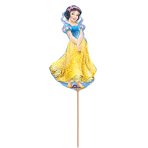 Mini Shape Snow White Foil Balloon A30 Airfilled 19 cm x 34 cm
