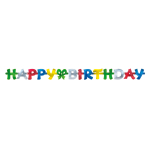 Letter Banner Happy Birthday Paper 140 x 11cm