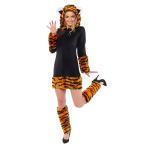 Womens Costume Tigeress Small
