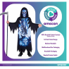 Child Costume Sustainable Neon Reaper Age 4-6 Years