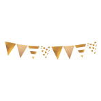 Pennant Banner Wedding Paper 400 cm