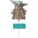 Mini Shape Star Wars Mandalorian Child Foil Balloon A30 Bulk 25 cm x 27 cm