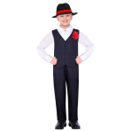 Children's Costume Gangster Boy 6-8 yrs