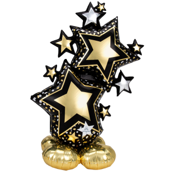 AirLoonz Star HNY Foil Balloon P71 Packaged 86 cm x 149 cm AirLoonz Star HNY Foil Balloon P71 Packaged 86 cm x 149 cm