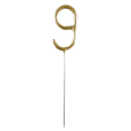 Sparkler Number 9 Gold 14.5 cm 30-60 Seconds
