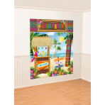Scene Setter Kit Hawaiian Plastic 5 Pieces 82.5 x 149.8 cm / 25 - 111 x 40.6 cm
