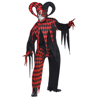 Men's Costume Krazed Jester Size M/L Men's Costume Krazed Jester Size M/L