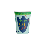8 Paper Cups Dino-Mite Paper  250 ml