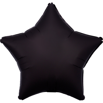 Standard Silk Lustre Black Star Foil Balloon C16 Packaged 48 cm Standard Silk Lustre Black Star Foil Balloon C16 Packaged 48 cm