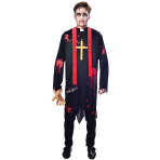 Adult Costume Zombie Vicar Size L