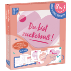 12 Flip napkins "romantischer Abend" 33x33cm, double-sided printed