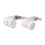 4 Blowouts Golden Wishes Plastic / Paper 30 cm