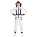 Child Costume White Astronaut Age 4 - 6 Years
