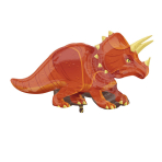 SuperShape Triceratops Foil Balloon P35 Packaged 106 cm x 60 cm