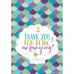 8 Party Bags Mermaid Wishes Plastik 23.9 x 16.5 cm