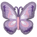 Large Shape Flutter Garden Foil Balloon C50 Packaged