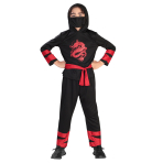Child Costume Ninja Legend Black 8 - 10 Years