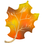 SuperShape Infused Fall Leaves Foil Balloon P35 Packaged 60 cm x 86 cm