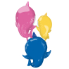 AirWalker Baby Shark Foil Balloon P93 Packaged 91 cm x 167 c