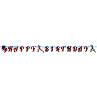 Letter Banner Miraculous Paper 200 x 15 cm