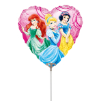 9" Mini Princess Garden Foil Balloon A20 airfilled 9"/23 cm