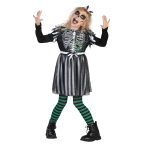 Child Costume Pretty Skeleton Age 8 - 10 Years