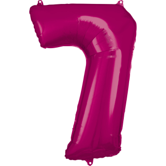Large Number 7 Pink Foil Balloon N34 Packaged 84 cm x 57 cm Large Number 7 Pink Foil Balloon N34 Packaged 84 cm x 57 cm