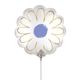 Mini Shape Satin Purple Daisy Foil Balloon A30 Airfilled Mini Shape Satin Purple Daisy Foil Balloon A30 Airfilled