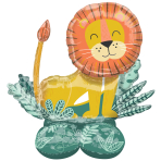 AirLoonz Lion Foil Balloon P71 Packaged 114 cm x 109 cm