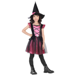 Child Costume Pink Potion Witch Age 3 - 4 Years