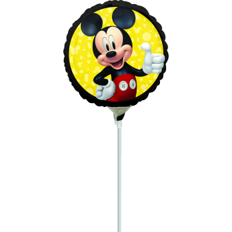 9" Mini Mickey Mouse Forever Foil Balloon A20 Bulk 9"/23 cm 9" Mini Mickey Mouse Forever Foil Balloon A20 Bulk 9"/23 cm