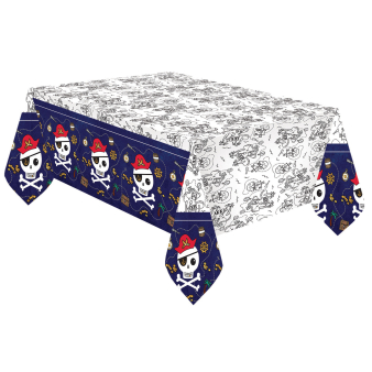 Paper Tablecover Pirates Map 120 x 180 cm