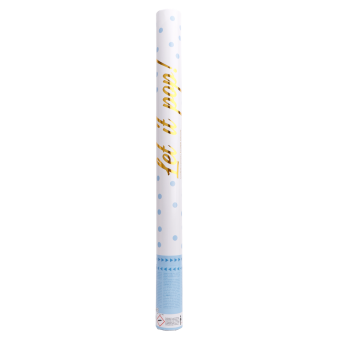Confetti Cannon Blue Round Paper 60 cm Confetti Cannon Blue Round Paper 60 cm