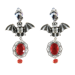 Costume Accessory Earrings Ruby Bat